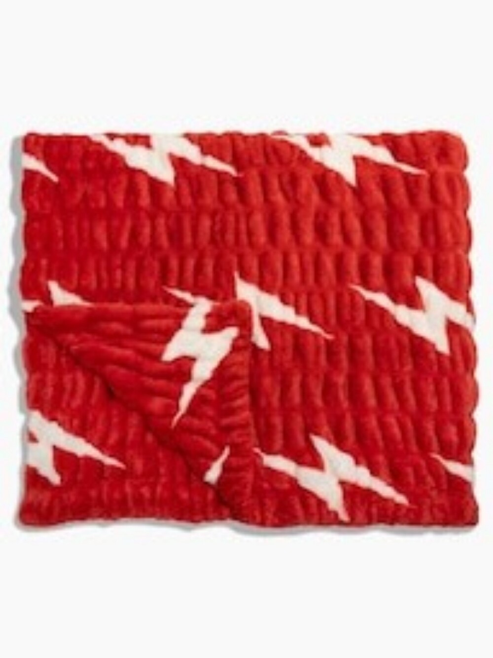 NIB Aviator Nation x Lola Blanket - Red/White Bolt - Picture 3 of 5